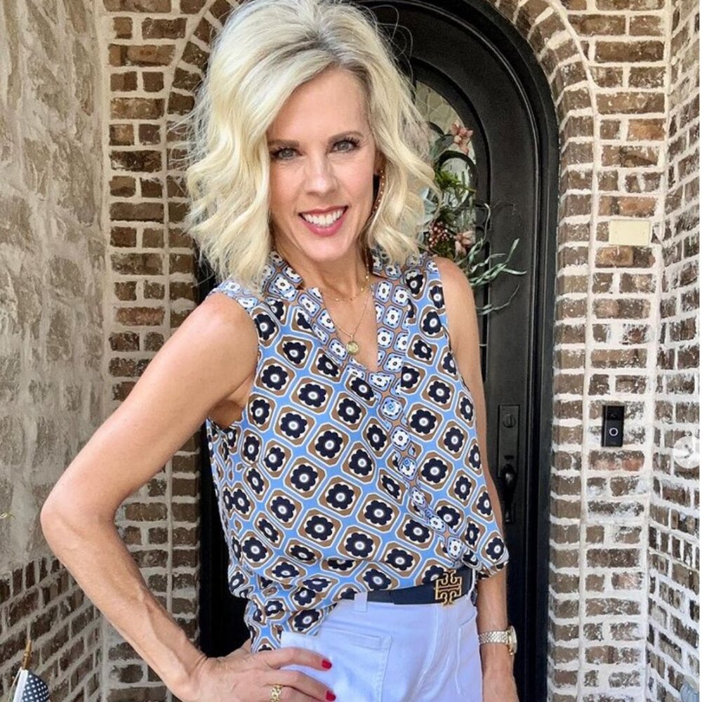 Cabi 6320 Take Two Top Spring 2023 Small EUC
